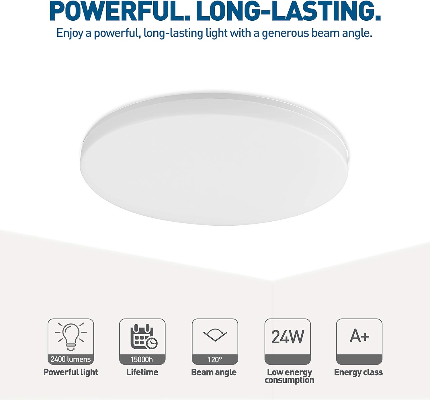 Tellur Smart WiFi LED Ceiling Light, 24W